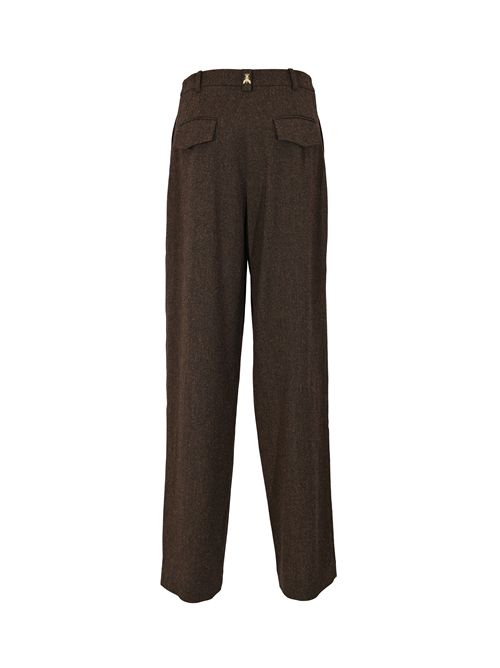 Pantaloni strutturati in misto viscosa con pieghe Patrizia Pepe | 2P1700 A646FG48